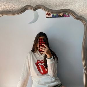 Rolling Stone White sweatshirt
